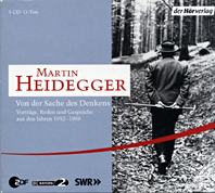 Cover Heidegger Sache des Denkens - CD